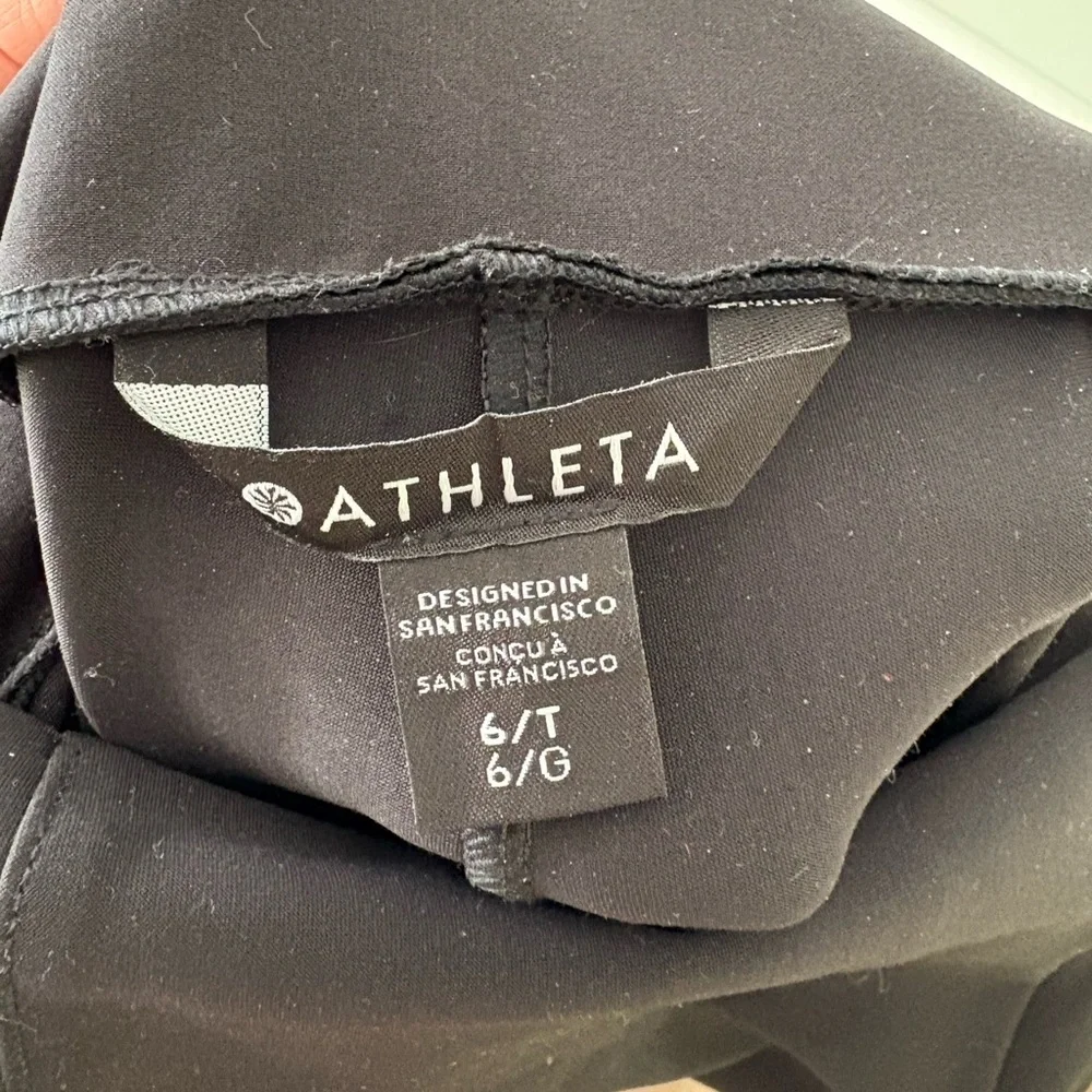 Athleta Move Easy Split Hem Pants 6 Tall - Picture 4 of 7